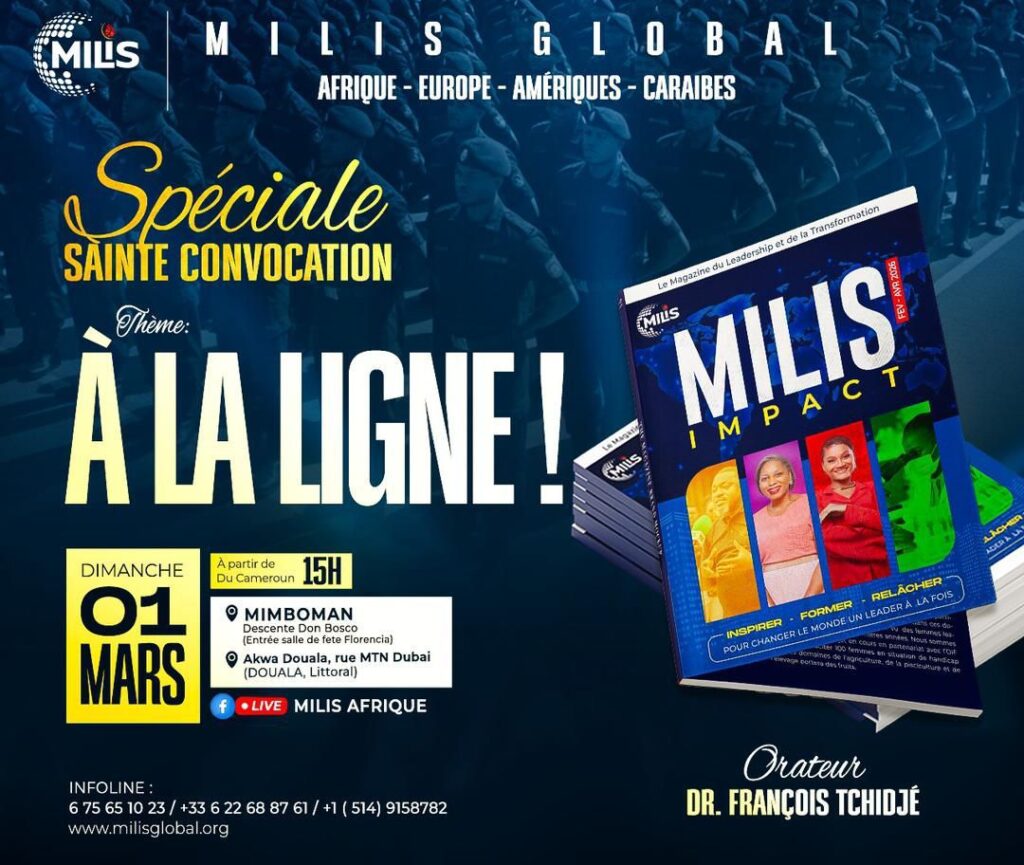 Flyer du lancement du Magazine MILIS IMPACT